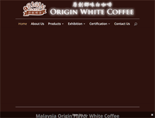 Tablet Screenshot of originwhitecoffee.com